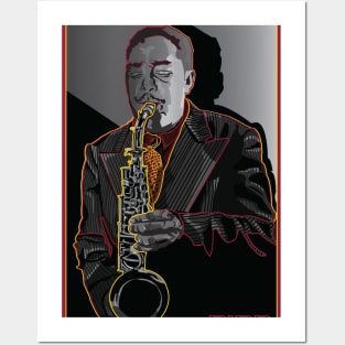 CHARLIE PARKER AMERICAN JAZZ SAXOPHONIST Posters and Art